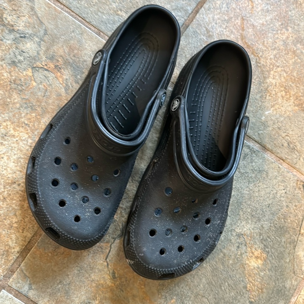 Black Classic Crocs - image 1